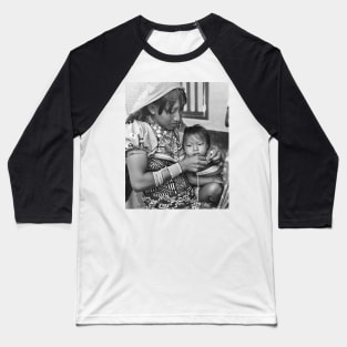 Vintage Photo of Kuna Mother and Baby Baseball T-Shirt